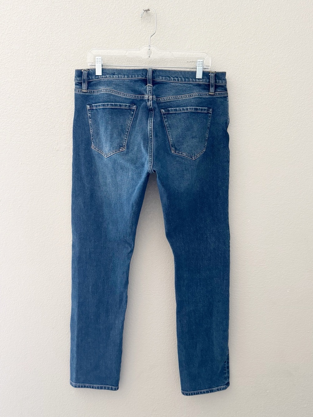 Flint & Tinder Slim Fit Jeans 33x31 Med Wash Classic Minimalist Casual 90s Denim - Picture 7 of 13